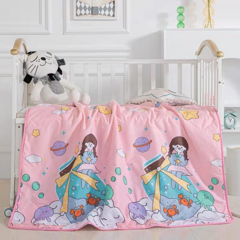 Mermaid Themed Quilted Crib Bedding