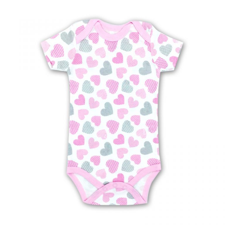 Candy hearts newborn bodysuit