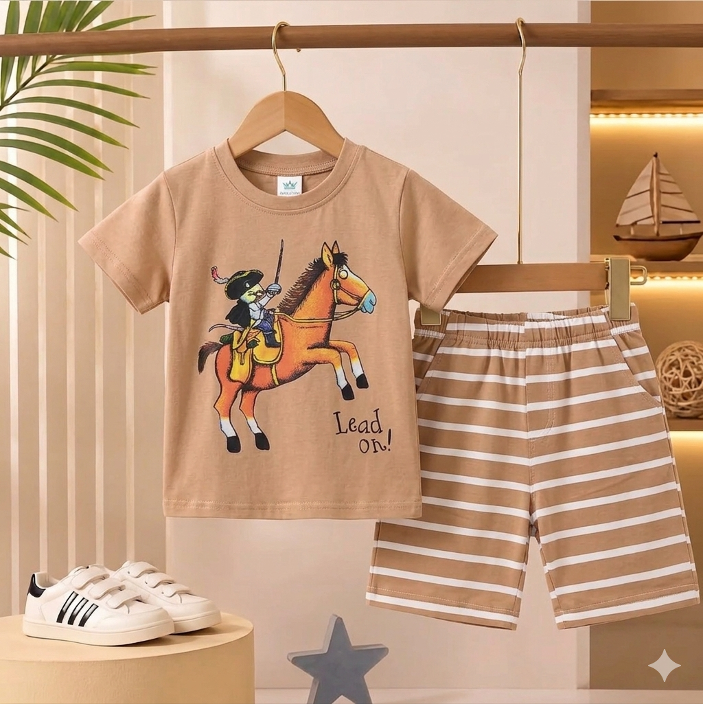 Brown Cow Boy 2pc set