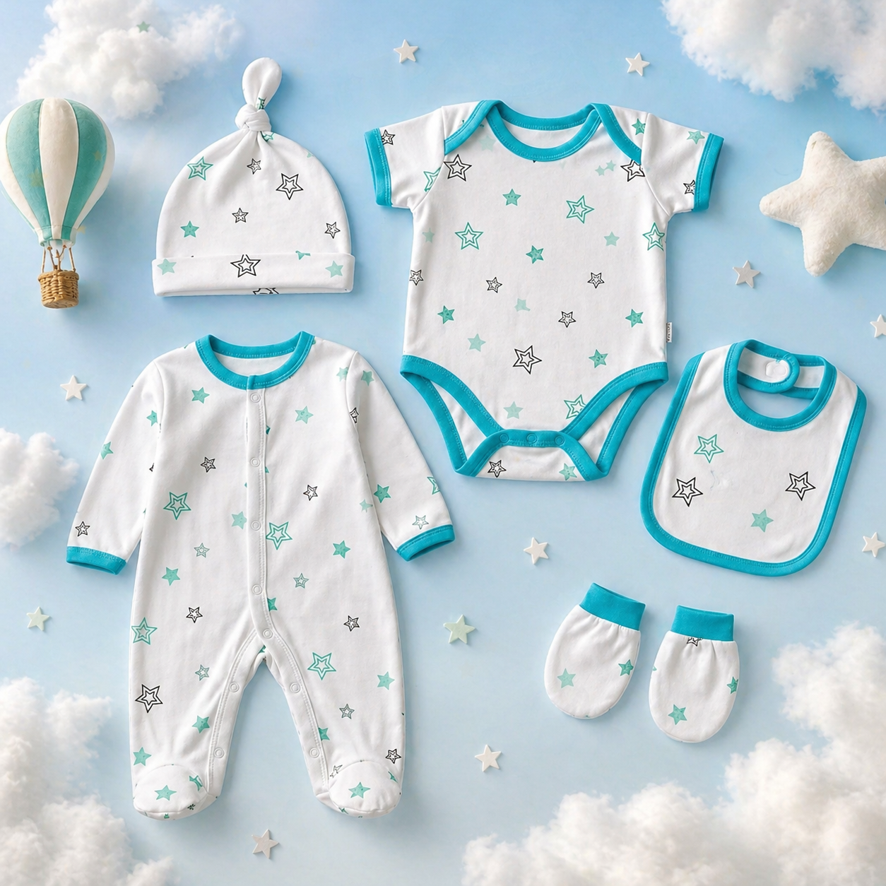 Newborn 5 Pcs Starter Set