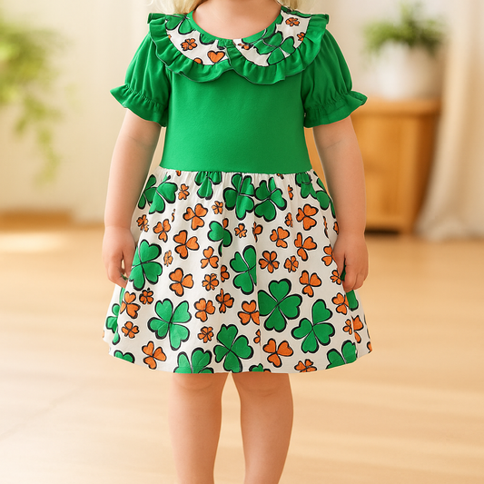 Green Bloom Mandarin Top