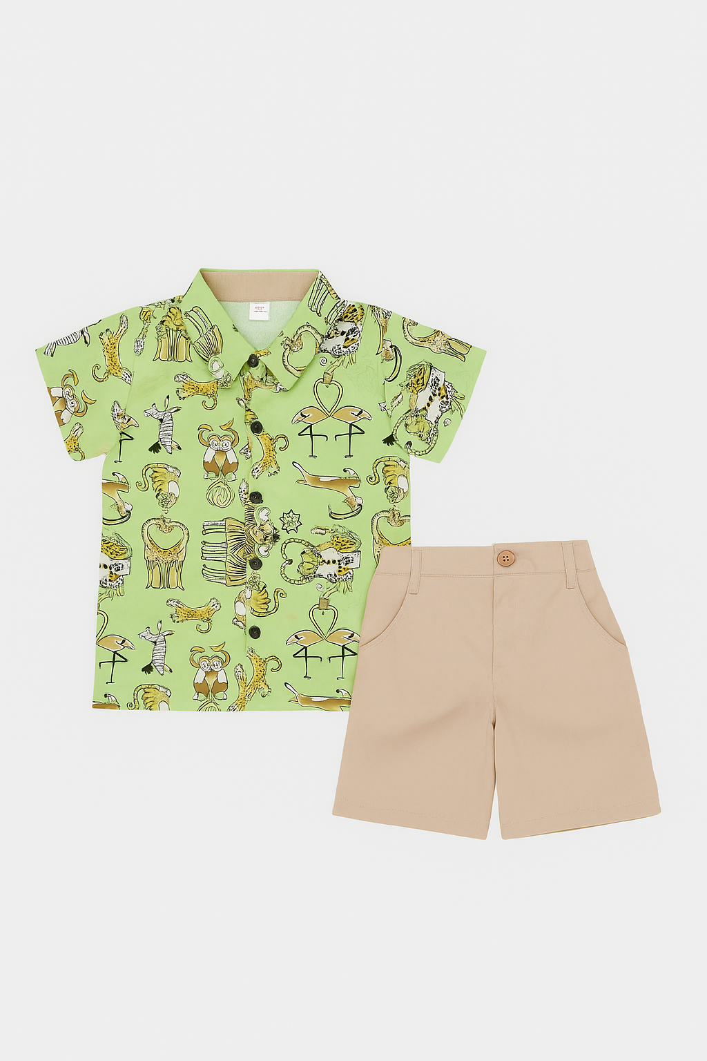 Jungle Safari Shorts and Tee set
