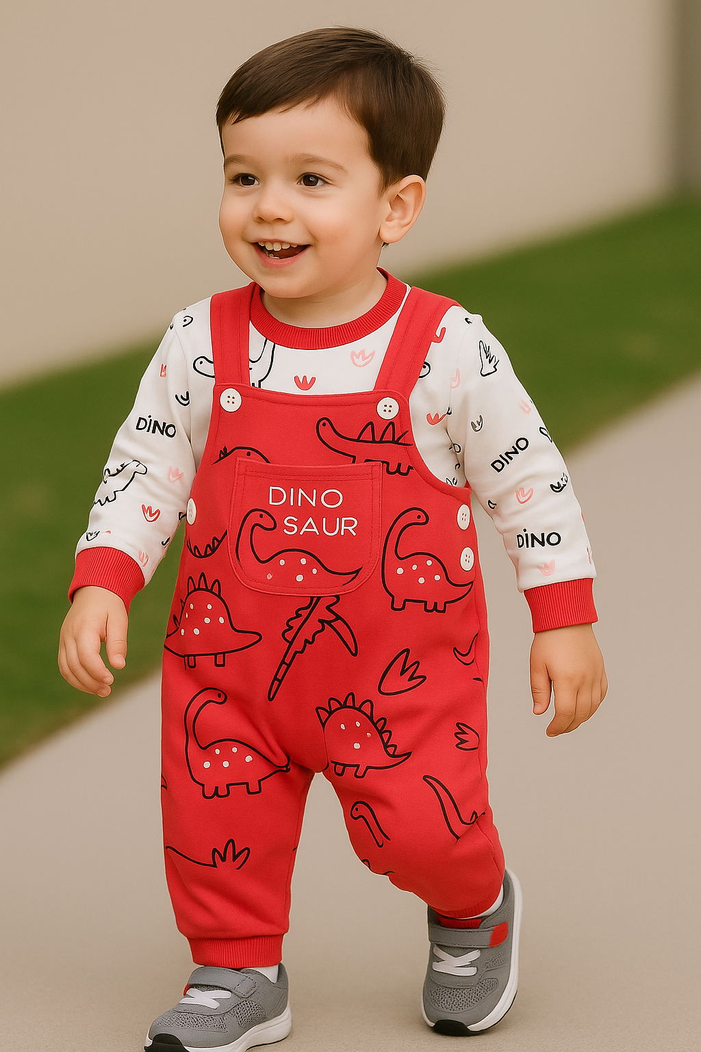 DIno Snuggle NewBorn Romper