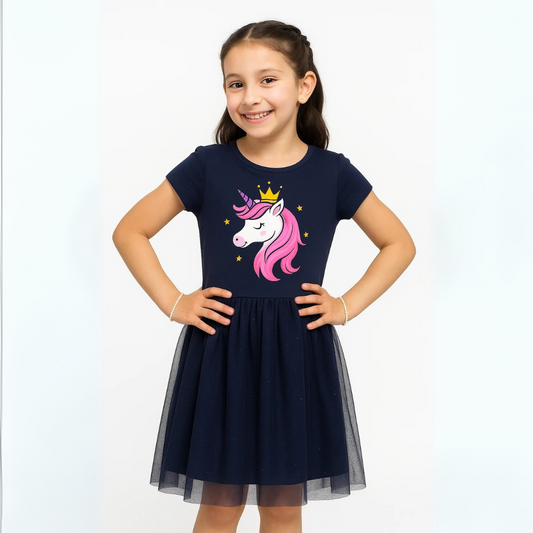 Sparkling Unicorn Twirl dress