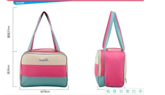Pink Tote and Tiny Baby Diaper Bag