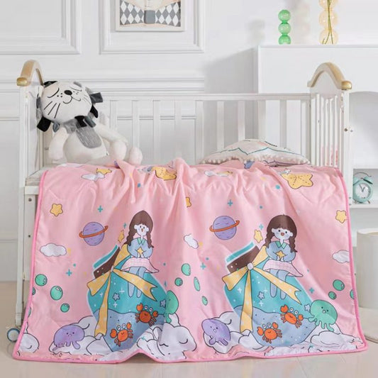 Mermaid Themed Quilted Crib Bedding