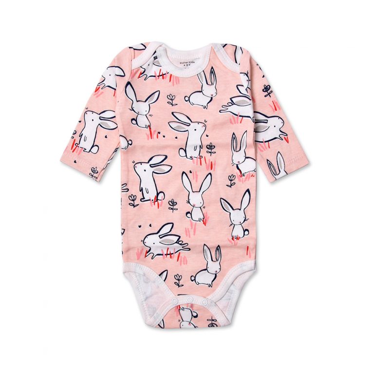 Rabbit Full Sleeves Baby Romper