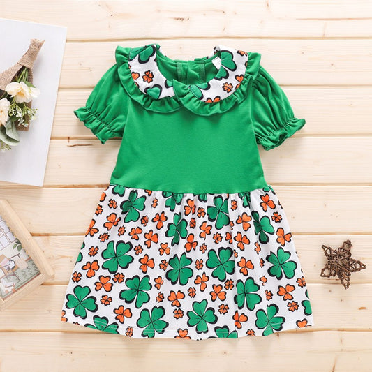 Green Bloom Mandarin Top