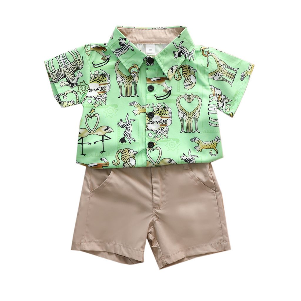 Forest Theme Shorts & Shirt