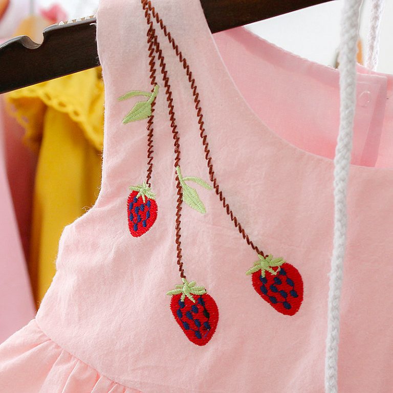 Strawberry Swirl Frock with bag