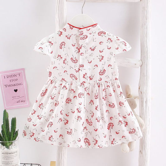 Stylish floral mandarin top