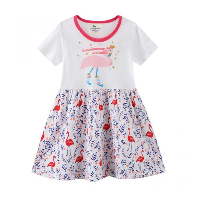 Flamingo Flutter Summer Dress