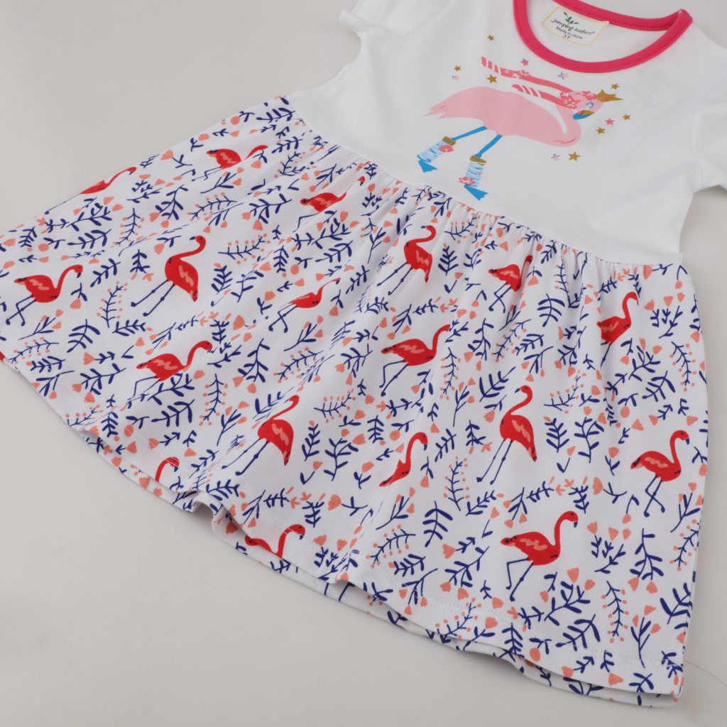 Flamingo Flutter Summer Dress