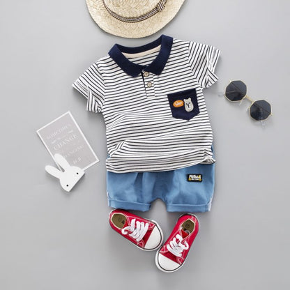 Stripped Polo Two pack