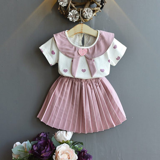 Little Hearts Skirt Set