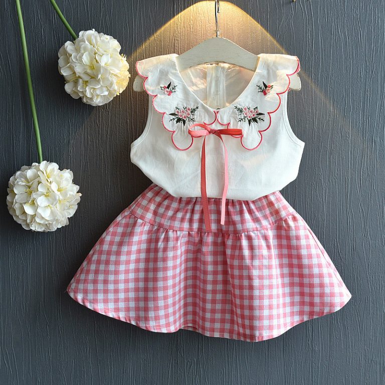 Rosy Petal Skirt Set