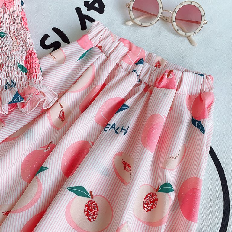 Peachy Twirl Skirt Set
