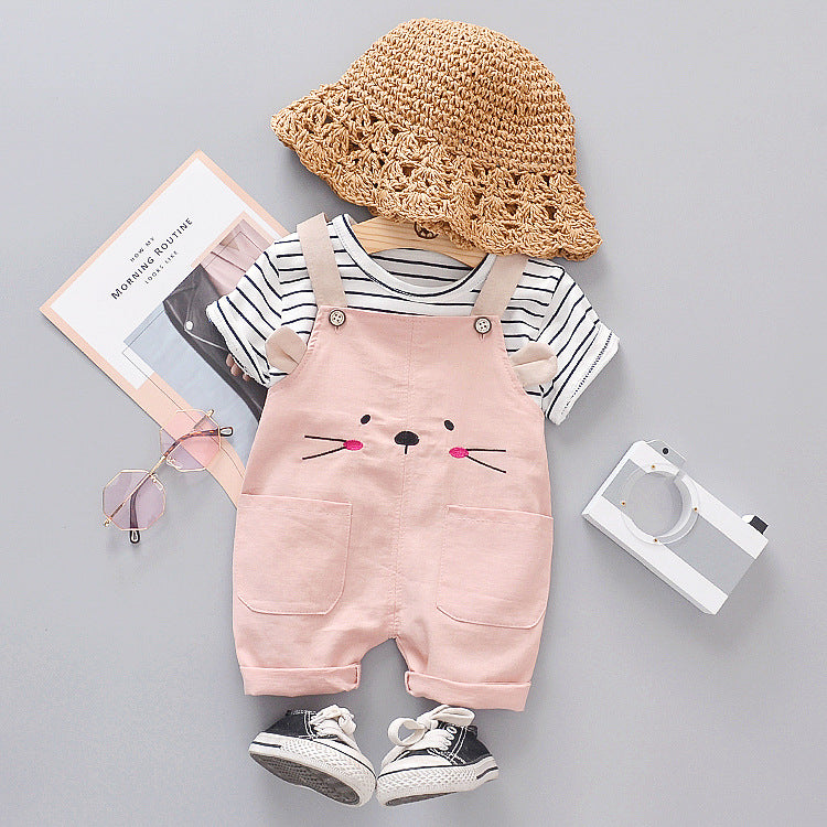 Dreamy Kitty Romper Set