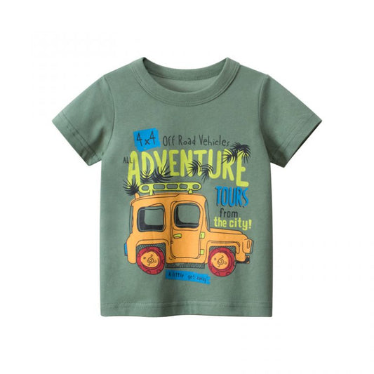 Green Adventure Jeep T-shirt