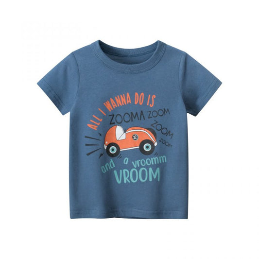 Blue Zoom Car T-shirt