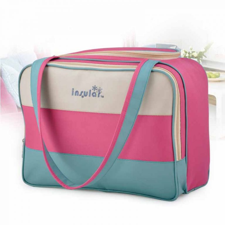Pink Tote and Tiny Baby Diaper Bag