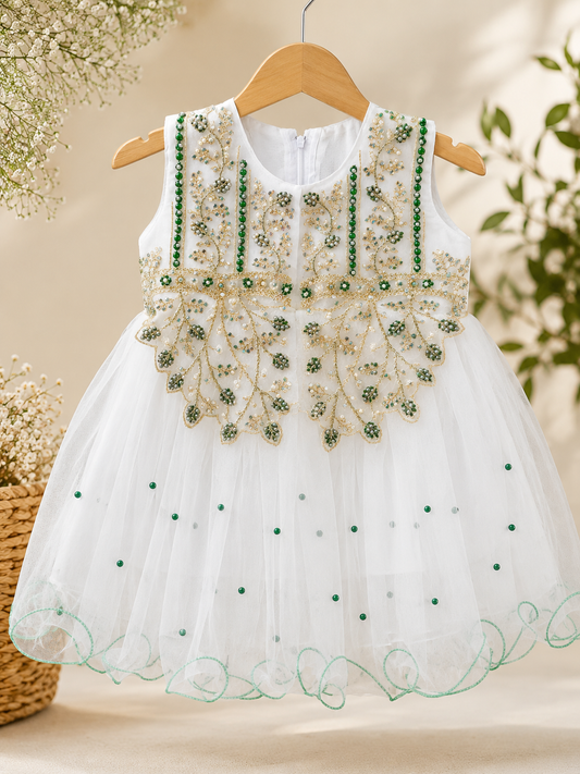 Emerald Twirl Dress 2 pc