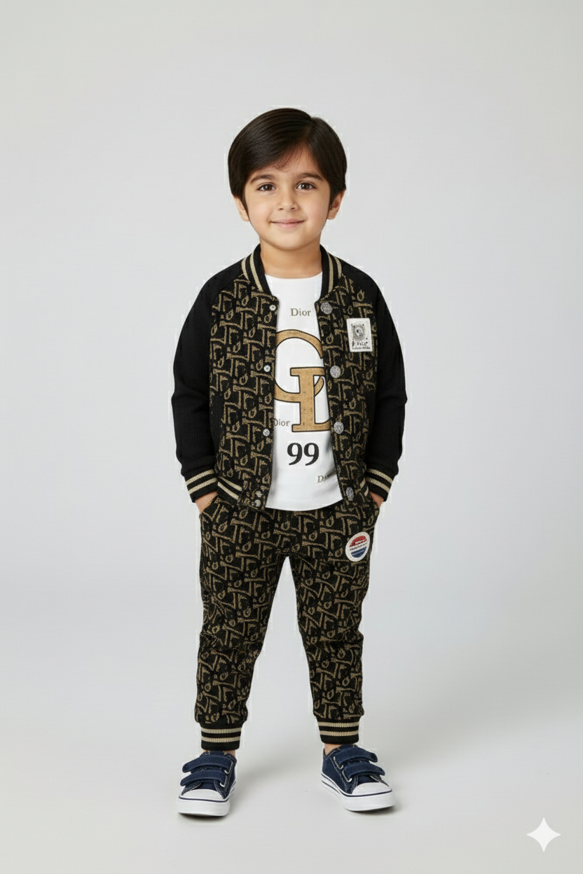 Black Dior Elite 3Pc  Outfit