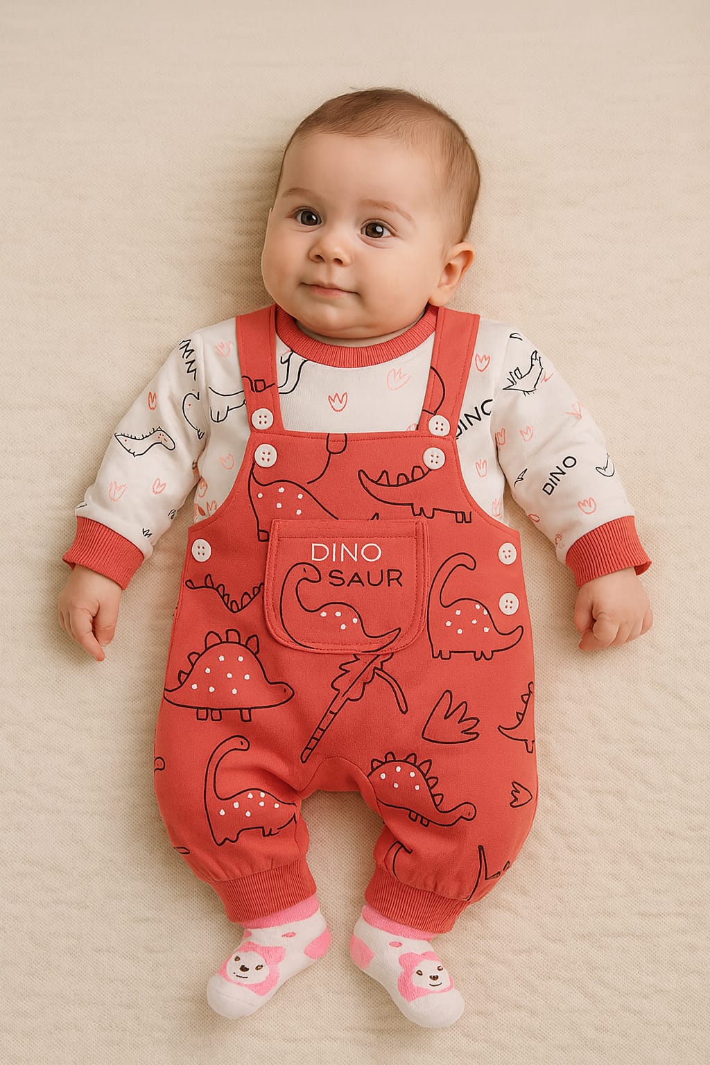 Dino Printed newborn Romper