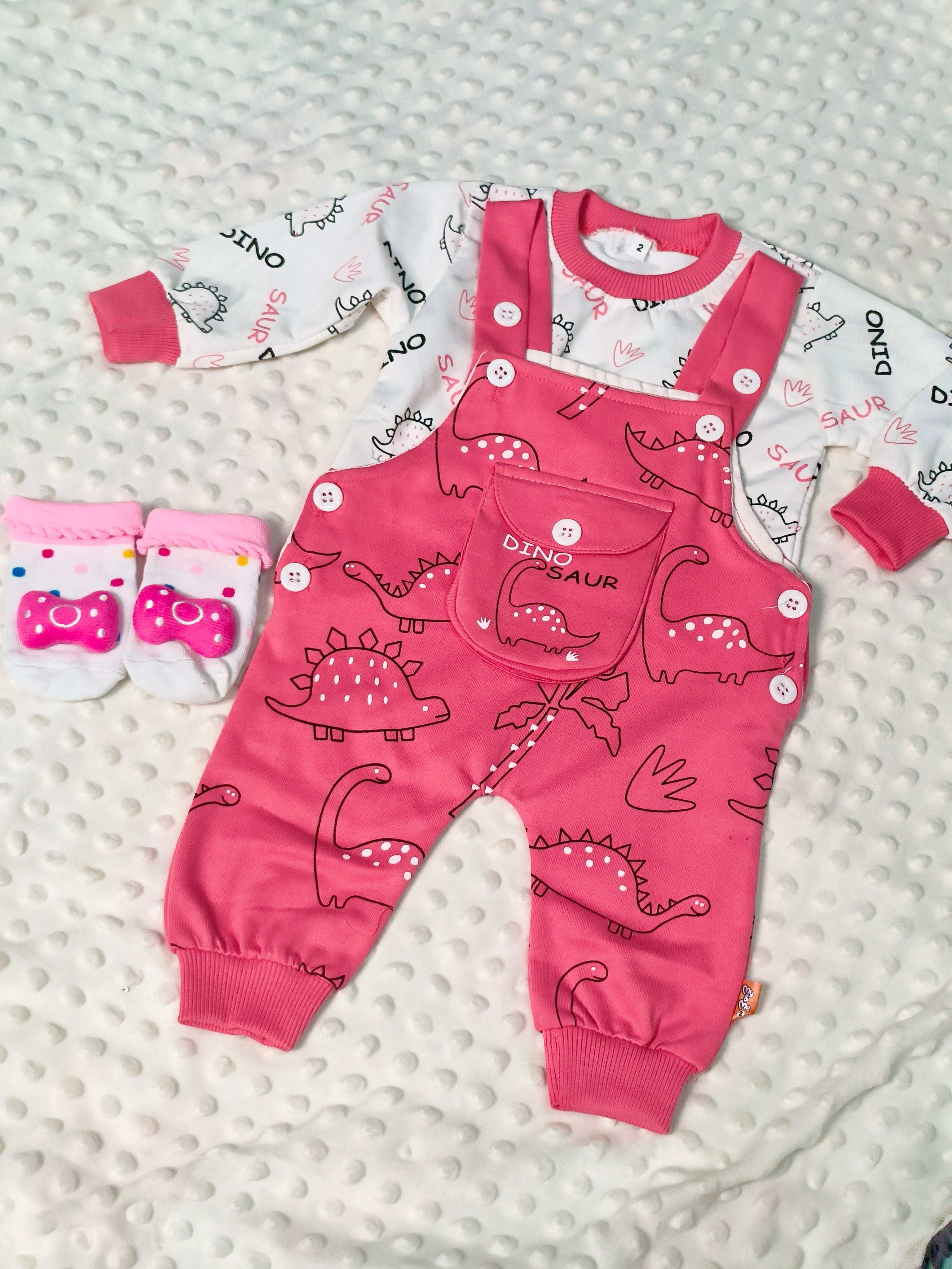 DIno Snuggle NewBorn Romper