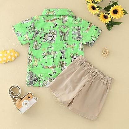 Forest Theme Shorts & Shirt