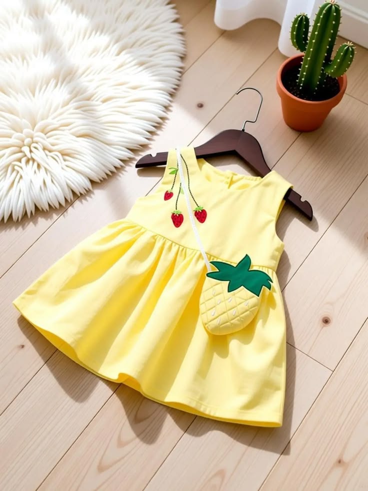 Strawberry Swirl Frock with bag