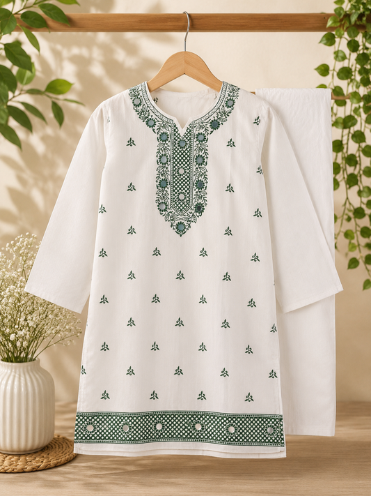 Noor e watan 2 pc printed dress