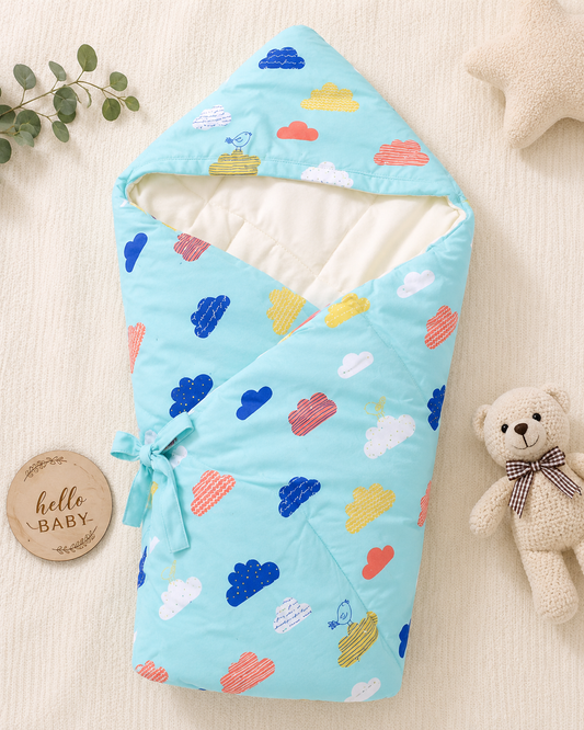 Dreamy Clouds Newborn Swaddle