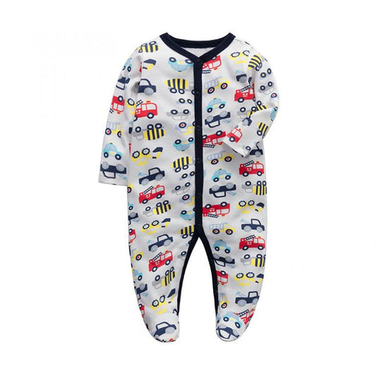 Cars printed Full sleeves baby romper