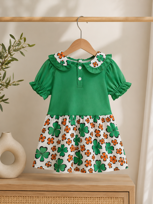 Green Bloom Mandarin Top