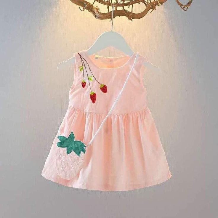 Strawberry Swirl Frock with bag