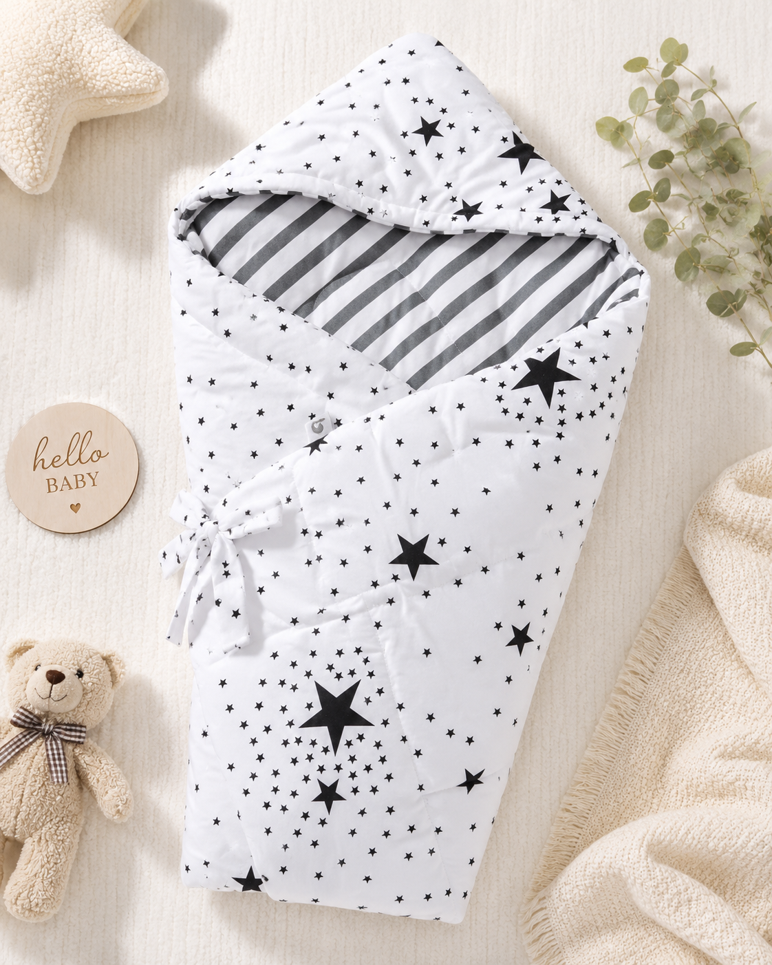 Starlight Galaxy Baby Cone Wrap