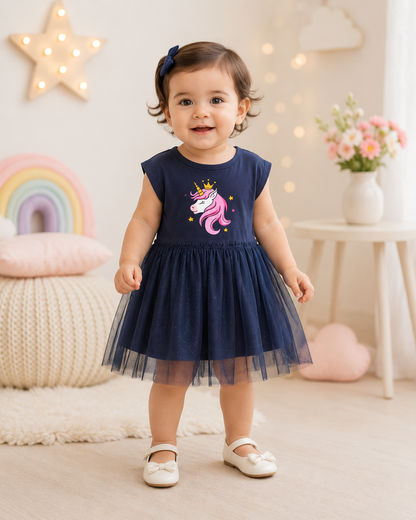 Sparkling Unicorn Twirl dress