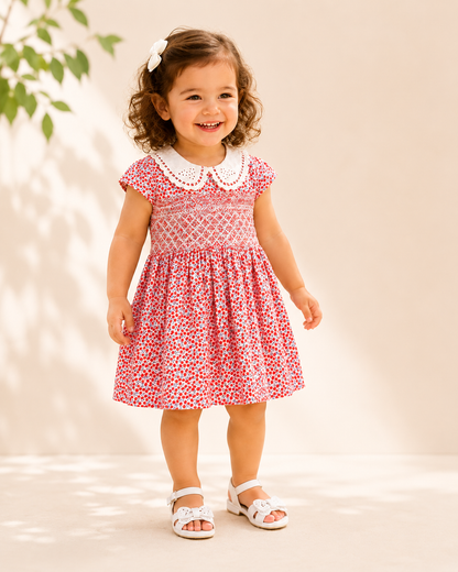 Vintage Floral Lace Dress