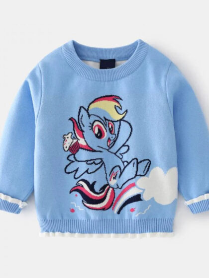 Snowflake Charm Knitted Pullover Sweater