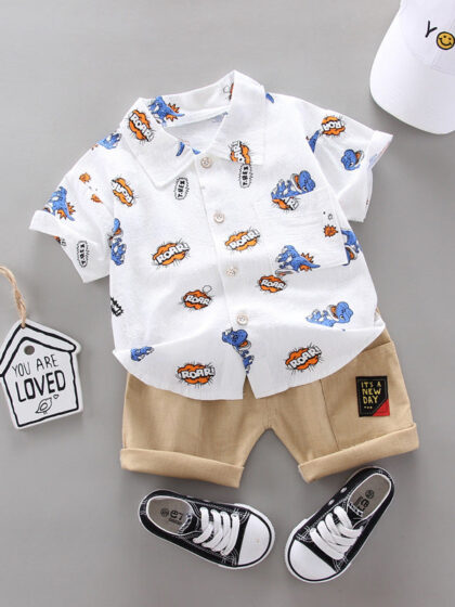 Monster buddy Shorts set