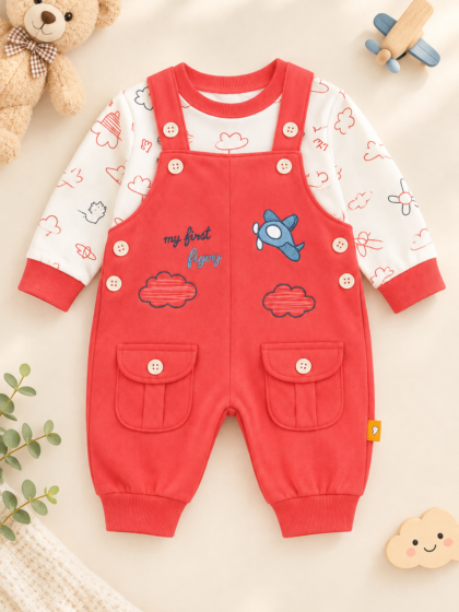 Little Explorer Dungaree Set