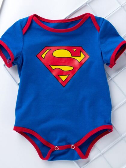 Superman bodysuit for Newborns