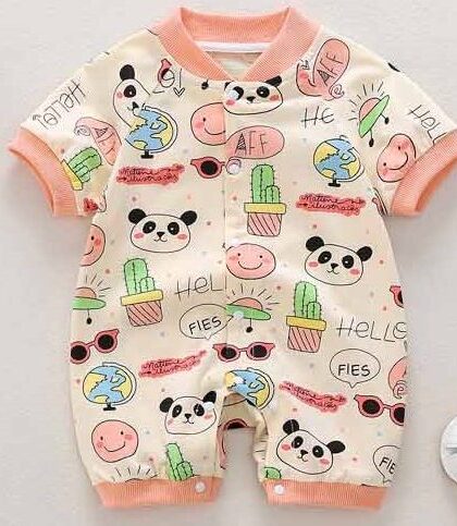 Cartoon Printed baby romper