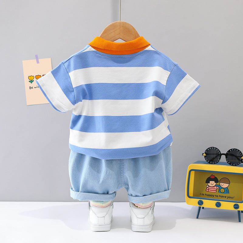 Car club striped polo set - Image 3