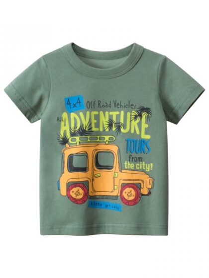 Green Adventure Jeep T-shirt