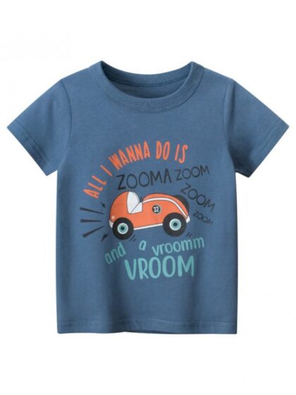 Blue Zoom Car T-shirt