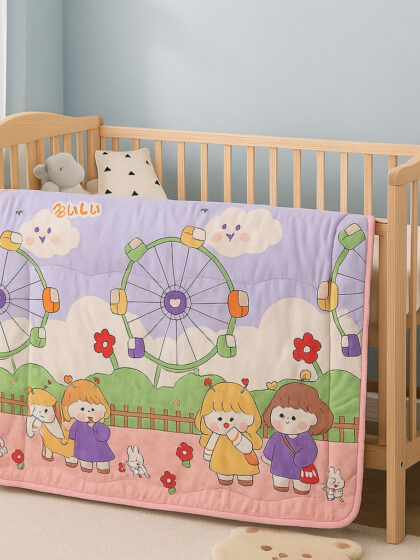 Dreamland Quilted Crib bedding