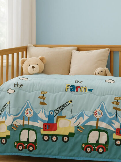 Farm Themed Quilted Crib Bedding