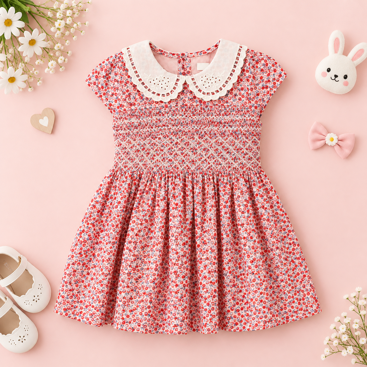 Vintage Floral Lace Dress